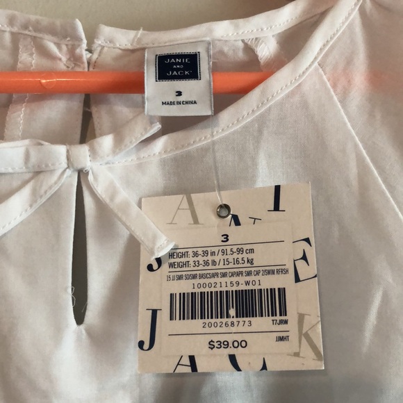 {Janie and Jack} NWT! Flamingo Swimsuit Coverup - Picture 3 of 4